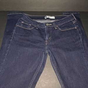 Levi's shinny jean dark blue size 28